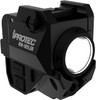 iProtec RM185LSR - Rechargeable Rail Mount 185 Lumen Firearm Light and Sightable Red Laser for Subcompact Handguns