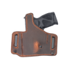 Versacarry Insurgent Deluxe (IWB/OWB) Holster for the Sig Sauer P365 - Brown Leather and Carbon Fiber Print Kydex