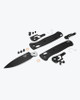 Benchmade Bugout CF-Elite AXIS Folding Knife - 3.24" S30V Black Cerakote Plain Blade, Graphite Black CF-Elite Handles - 535BK-2