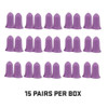 Allen Company ULTRX Tapered Foam Plugs - NRR 32 dB, Purple, 15 Pairs