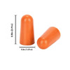 Allen Company ULTRX Foam Plugs - NRR 32 dB, Orange, 6 Pairs