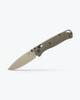 Benchmade 535TN-11 Bugout AXIS Folding Knife - 3.24" S30V Desert Verde Cerakote Plain Blade, Dark Olive Grivory Handles