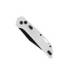 CobraTec Knives Naja Auto Folding Knife - 3.5" Black D2 Drop Point Blade, Lunar Gray G10 Handles