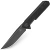 Bestech Knives Bestechman Dundee Flipper Knife - 3.35" MagnaCut Gray Clip Point Blade, Black G10 Handles, Liner Lock - BMK01T