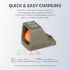 Olight Osight 3 MOA Green Dot with Magnetic Charging Cover - 3 MOA Green Dot Reticle, Rechargeable, FDE