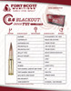 Fort Scott Munitions 8.6 Blackout Tumble Upon Impact (TUI) - 285gr Solid Copper Spun, 20 Rounds per Box