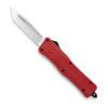 CobraTec Knives CTK-1 Medium OTF AUTO Knife - 3" D2 Steel Tanto Blade, Red Aluminum Alloy Handles