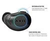 AXIL XCOR R Bluetooth Tactical Shooting Earbuds - Includes Charging Case, USB-C Charging Cable, Black