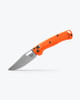 Benchmade Hunt Mini Taggedout AXIS Folding Knife - 3.04" CPM-154 Stonewashed Clip Point Blade, Orange Grivory Handles - 15533