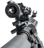 FAB Defense 45 Off Set Flip Up Sights - Front and Rear Set, Fits Picatinny, Black