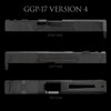 Grey Ghost Precision GGP-17 Stripped Slide Glock 17 Gen 3 - Version 4, Black