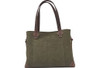 Versacarry Conceal Carry Tote Style Purse - Olive Green Canvas