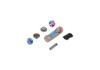 Sig Sauer P320-AXG MAGAZINE CATCH PARTS KIT, HIGH POLISH RAINBOW
