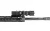 Leapers, Inc. - UTG M-LOK Offset Flashlight Ring Mount - Low Profile, Comes with Two Inserts to fit 27mm, 25.4mm (1"), or 20mm, Flashlight Tube Diameters, Black Finish