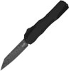Kershaw Livewire OTF AUTO Knife - 3.3" Damscus Reverse Tanto Blade, Black Aluminum Handles, Reversible Clip - 9000RDAM Kershaw Livewire OTF AUTO Knife - 3.3" Damscus Reverse Tanto Blade, Black Aluminum Handles, Reversible Clip - 9000RDAM