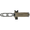 SOG Knives Pentagon FX Covert Fixed Blade - FDE - S35VN Black Double Edge Dagger, Black G10 Handles, Kydex Sheath