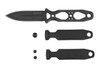 SOG Knives Pentagon FX Covert Fixed Blade - Blackout - S35VN Black Double Edge Dagger, Black G10 Handles, Kydex Sheath