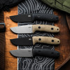 Circadian Clip Point EDC Fixed Blade - 3.28" CPM-MagnaCut Clip Point Stonewash Blade, Green Canvas Micarta Handles, Black Kydex Sheath