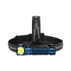 Olight Perun 3 Black Right-Angle Rechargeable LED Headlamp Flashlight - 3000 Max Lumens, White & Red Light, Midnight Blue Finish