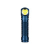 Olight Perun 3 Black Right-Angle Rechargeable LED Headlamp Flashlight - 3000 Max Lumens, White & Red Light, Midnight Blue Finish