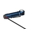 Olight Perun 3 Black Right-Angle Rechargeable LED Headlamp Flashlight - 3000 Max Lumens, White & Red Light, Midnight Blue Finish