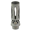B&T USA Assault Closed Tine 556NATO Muzzle Device - 1/2x28, Black DLC Coated Finish