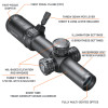 Bushnell AR Optics 1-4x24mm LVPO FFP Rifle Scope - Illiminated BTR-1 Reticle, Black Finish