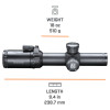 Bushnell AR Optics 1-4x24mm LVPO FFP Rifle Scope - Illiminated BTR-1 Reticle, Black Finish