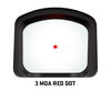 Sig Sauer SORX1630 ROMEO-X SIG-LOC COMPACT Red Dot - SIG-LOC COMPACT Footprint, 3 MOA Dot Reticle, Black