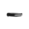 Kershaw 1428 Outfield Liner Lock Assisted Flipper Knife - 2.8" Stonewashed Drop Point Blade, Black Glass-Filled Nylon Handles, Reversible Clip