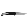 Kershaw 1428 Outfield Liner Lock Assisted Flipper Knife - 2.8" Stonewashed Drop Point Blade, Black Glass-Filled Nylon Handles, Reversible Clip
