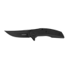 Kershaw 8320BLKST Outright Frame Lock Assisted Flipper Knife - 3" Black PVD Upswept Combo Blade, Black G10 and Stainless Steel Handles