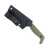 Cobratec Kingpin Small Fixed Blade - 3.25" D2 Drop Point Blade, OD Green G10 Scales, Kydex Sheath
