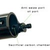 KAK Industry Adjustable Gas Block - Low Profile .750 Gas Block, Black Nitride Finish