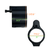 KAK Industry Adjustable Gas Block - Low Profile .750 Gas Block, Black Nitride Finish