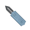 Templar Knife Sentinel Side Slider OTF Money Clip - 1.88" D2 Dagger Blade, Gun Metal Blue Handle