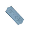 Templar Knife Sentinel Side Slider OTF Money Clip - 1.88" D2 Dagger Blade, Gun Metal Blue Handle