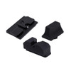 XS Sights GLOCK MOS to Aimpoint ACRO Adapter Plate - Includes Black Rear Sight and Black Front Night Sight, Black Nitride Finish