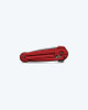 Benchmade Lowden AXIS Flipper Knife - 2.79" M390 Gray Cerakote Spear Point Blade, Phoenix Red Aluminum Handles - 491GY-01