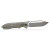 Sig Sauer Knives VA9GT Validus Folding Knife - 3.78" Two Tone Satin Modified Tanto Blade, Olive Green Canvas Micarta Handles