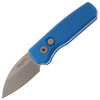 ProTech R5301 Runt 5 AUTO Folding Knife - 1.94" CPM-MagnaCut Stonewashed Wharncliffe Blade, Blue Aluminum Handles - R5301-BLUE ProTech R5301 Runt 5 AUTO Folding Knife - 1.94" CPM-MagnaCut Stonewashed Wharncliffe Blade, Blue Aluminum Handles - R5301-BLUE
