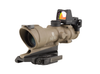 Trijicon TA01-D-100555 ACOG ECOS Combo 4x32mm Illuminated Amber Crosshair .223 BDC Reticle - Flat Dark Earth Trijicon TA01-D-100555 ACOG ECOS Combo 4x32mm Illuminated Amber Crosshair .223 BDC Reticle - Flat Dark Earth