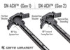 Griffin Armament SN-ACH 10 Gen2 AR-10 Ambi Charging Handle - Terra Brown