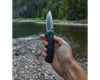 Buck 0791GRS-B Range Elite Crossbar Lock Folding Knife - 3.375" CPM-MagnaCut Satin Drop Point Blade, Green Aluminum Handles - 13917 Buck 0791GRS-B Range Elite Crossbar Lock Folding Knife - 3.375" CPM-MagnaCut Satin Drop Point Blade, Green Aluminum Handles - 13917