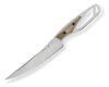 Buck BU636GRS PakLite Processor Pro Fixed Blade Knife - 5.25" S35VN Stonewashed Trailing Point Blade, Skeletonized Steel Handle with Green Canvas Micarta Handle Slabs, Polypropylene Sheath - 13513
