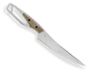 Buck BU636GRS PakLite Processor Pro Fixed Blade Knife - 5.25" S35VN Stonewashed Trailing Point Blade, Skeletonized Steel Handle with Green Canvas Micarta Handle Slabs, Polypropylene Sheath - 13513