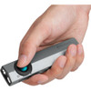 Olight ArkPro Rechargeable EDC Flashlight LED Cool White Light, UV, and Green Laser - Silver Graphite Finish
