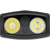 Olight ArkPro Black Rechargeable EDC Flashlight LED Cool White Light, UV, and Green Laser