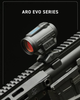 Holosun ARO-EVO Red Dot Optic - 2 MOA Red Dot Reticle, Solar Fail-Safe, Black Finish