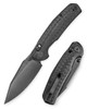 Travisa Hornet-CG Axis Lock EDC Folding Pocket Knife - 3.34" 14C28N Steel Blade, Carbon Fiber Style G10 Handle